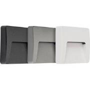 SIBO LED 310Lm 2,8W vierkant, cover zwart, wit, grijs IP65