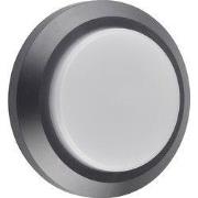 NOKI Wandlicht rond grijs SMD LED 470Lm 3,8W IP65