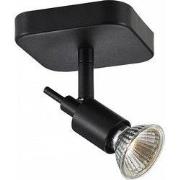 SONAR II zwart 1x 5W LED GU10 dimbaar incl.