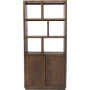 Vakkenkast Luxurious Donkerbruin 100cm - Giga Meubel