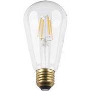 E27 LED Decor ST64 4W Helder 2500K Dimbaar