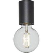 BABU Plafondlicht zwart 1x E27 excl (Ø56x90)