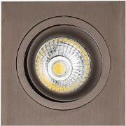 ZOOM II inbouwspot brons 1x 5W LED GU10 dimbaar incl,