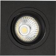 ZOOM II inbouwspot zwart 1x 5W LED GU10 dimbaar incl,