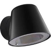 Tito wandlicht IP54, zwart, GU10 excl