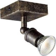 STUGA square 1xGU10 glazen dimbare 5W LED incl,