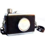 Decopatent® RVS Platvink Camera - Platvink - Stainless Steel Zakflacon...