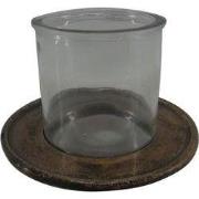 Windlicht - Bianca - Gold Black