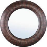 PTMD Spiegel Gezzy - 110x5x110 cm - Hout - Bruin