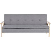 Beliani TJORN - Driezitsbank-Grijs-Polyester