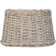 Clayre & Eef Lampenkap Hanglamp  Ø 30x19 cm Beige Rotan Rond Rieten La...