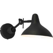 Anne Lighting - wandlamp - Kasket - zwart - metaal - leeslamp - E27 - ...
