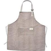Clayre & Eef Keukenschort 65x70 cm Bruin Polyester Ruiten
