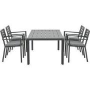Tuinset Oklahoma stoelen - 4 stuks - tuintafel Gosford