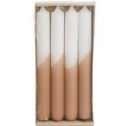 Rustik Lys - Half dipped dinerkaars Brique s/4