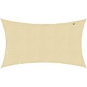 Kopu® Schaduwdoek Rechthoek 280 gram Waterdoorlatend 4x5 m - Creme
