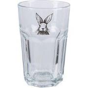 Clayre & Eef Waterglas 300 ml Transparant Glas Konijn Drinkbeker
