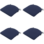Madison -  Zitkussen Panama indigo - Ca. 46x48 cm - Set van 4