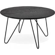 PLUTO design salontafel 80x40x80 cm Zwart