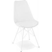 BYBLOS design stoel 55x45x83 cm Wit