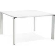 XLINE vergadertafel 140x140x746 cm Wit