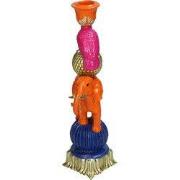 URBANJNGL - Kandelaar - Oranje Olifant ? 26 cm