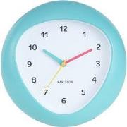 Karlsson - Wandklok Funky Vibes - Turquoise blue- Ø25,5cm