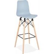 MOZAIK design barkruk 46x46x112 cm Blauw