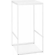 ORTOS statafel in industrile stijl 60x60x103 cm Wit