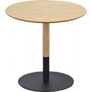 Ronde design salontafel DILA 48x48x405 cm Beige
