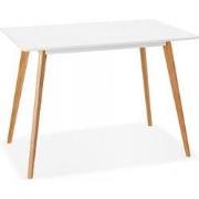 MARIUS kleine tafel 120x80x76 cm Wit