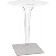 LIMPID ronde terrastafel 68x68x716 cm Wit
