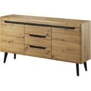 Meubella - Dressoir Nebraska - Eiken - 160 cm