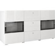 Meubella - Dressoir Bolivar - Wit - 132 cm