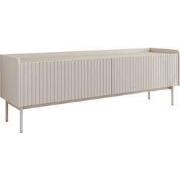 Meubella - TV-Meubel Livako - Beige - 153 cm