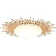 Anne Lighting - plafonniere - Aura - naturel - bamboe kunststof - Ø 50...