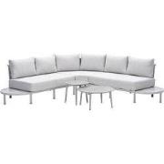 Frigole loungeset - 5-dlg. - taupe  -sand - valley sand