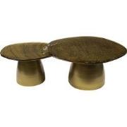 Salontafel Eclipse Goud Set van 2 - Giga Meubel