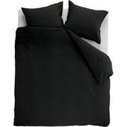 Ambiante Dekbedovertrek Uni Cotton Black-2-persoons (200 x 200/220 cm)