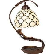 Lumilamp Tiffany Tafellamp 28x20x41 cm Beige Glas