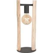 LABEL51 Tafellamp Woody - Naturel - Hout - Tafellamp