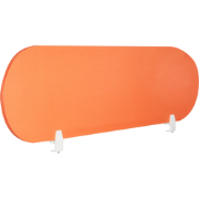 Beliani SPARKY - Bureauscheidingswand-Oranje-Polyester