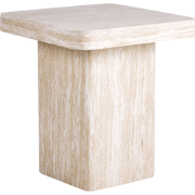 Beliani DUSON - Bijzettafel-Beige-MDF