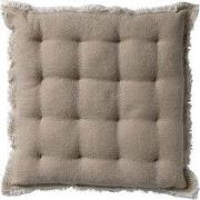 Dutch Decor BURTO - Stoelkussen van gewassen katoen Pumice Stone 40x40...