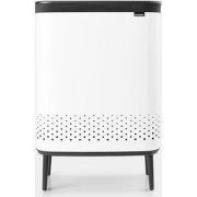 Bo Wasbox Hi, 2 x 45 liter, kunststof deksel - White
