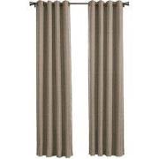 Larson - Luxe geweven blackout gordijn - met ringen - 1.5m x 2.5m - Be...