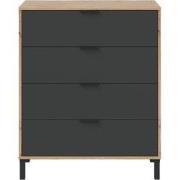 Commode met 4 laden - L77,5 cm