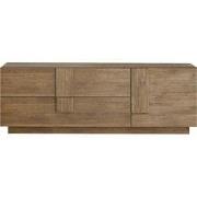 Tv-meubel 2 laden en 1 deur L182 cm - Jupiter