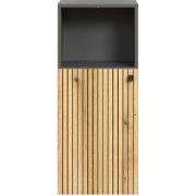 Lage badkamerkast met 1 deur en 1 open vak L40 cm - PUREBLISS