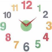 Wandklok Diy Chico - Multicolor - Ø60cm